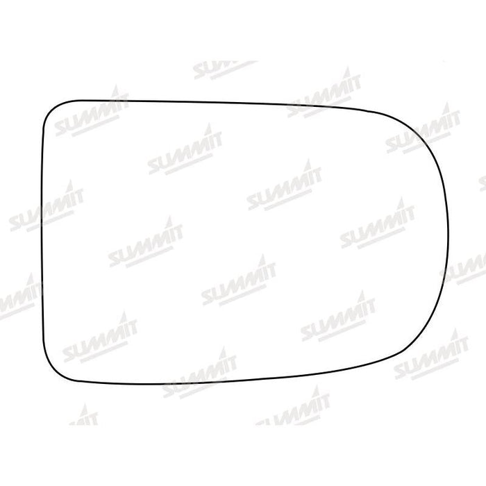 Summit Stick-On Standard Mirror Glass fits Daihatsu Mira RHS - Summit Shop