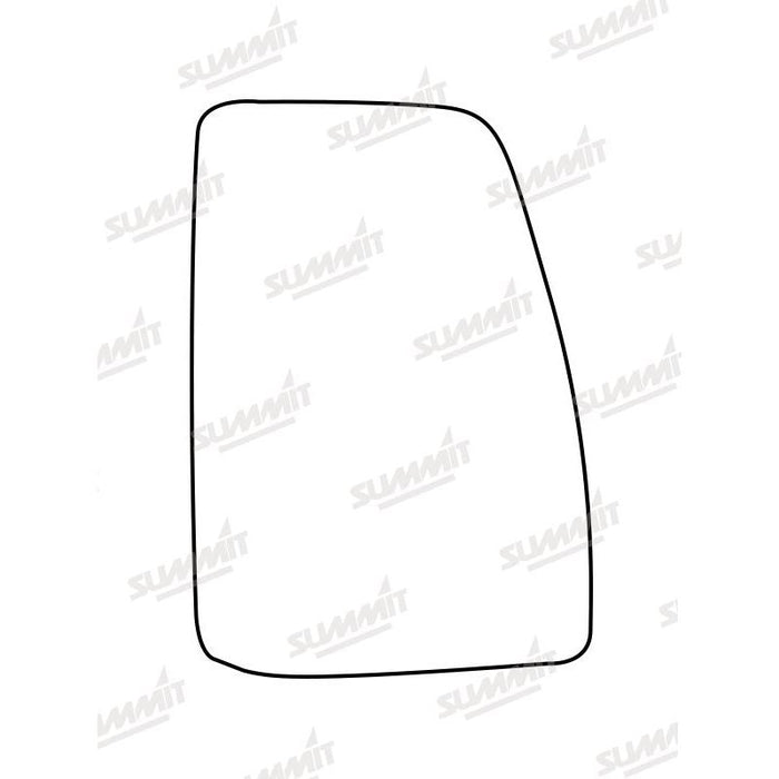 Summit Heated Backing Plate with Commercial Glass fits Ford Transit Custom 12-17 RHS - Summit Shop