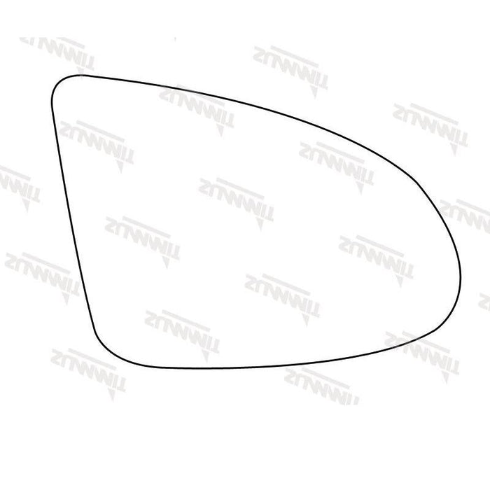 Summit Heated Base Plate With Blind Spot Mirror Glass fits Audi A2 00 to 05 RHS - Summit Shop