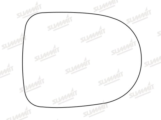 Summit Heated Base Plate With Standard Mirror Glass fits Renault Clio / Modus LHS RHS - Summit Shop