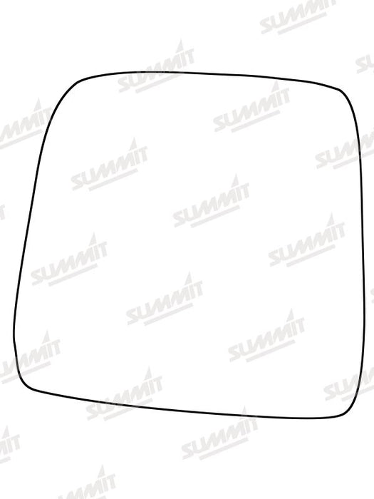 Summit Stick-On Standard Mirror Glass fits Suzuki Jimny 98 to 07 LHS - Summit Shop