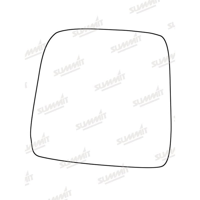 Summit Stick-On Standard Mirror Glass fits Suzuki Jimny 98 to 07 LHS - Summit Shop