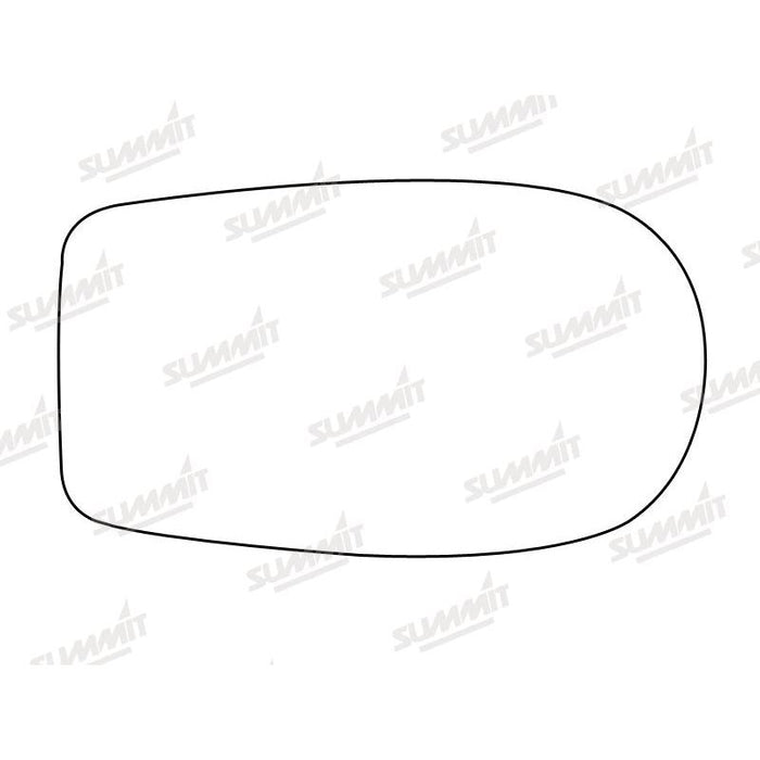 Summit Stick-On Standard Mirror Glass fits Fiat Punto LHS RHS - Summit Shop