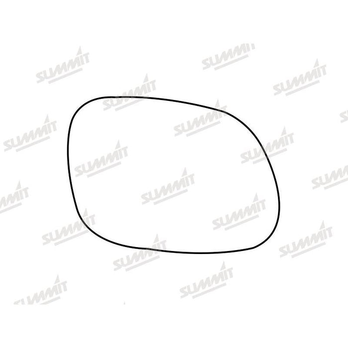 Summit Stick-On Standard Mirror Glass fits Kia Soul 14 to 17 RHS - Summit Shop