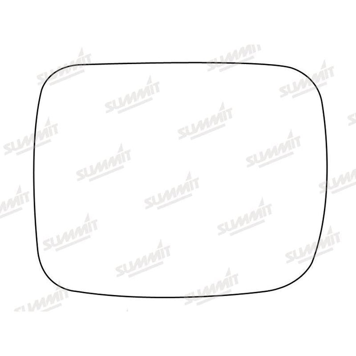 Summit Stick-On Standard Mirror Glass fits Nissan Terrano Ford Maverick LHS - Summit Shop