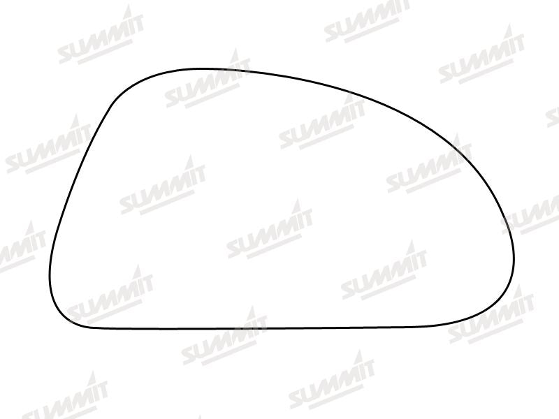 Summit Stick-On Standard Mirror Glass fits Suzuki Alto 81 on RHS - Summit Shop