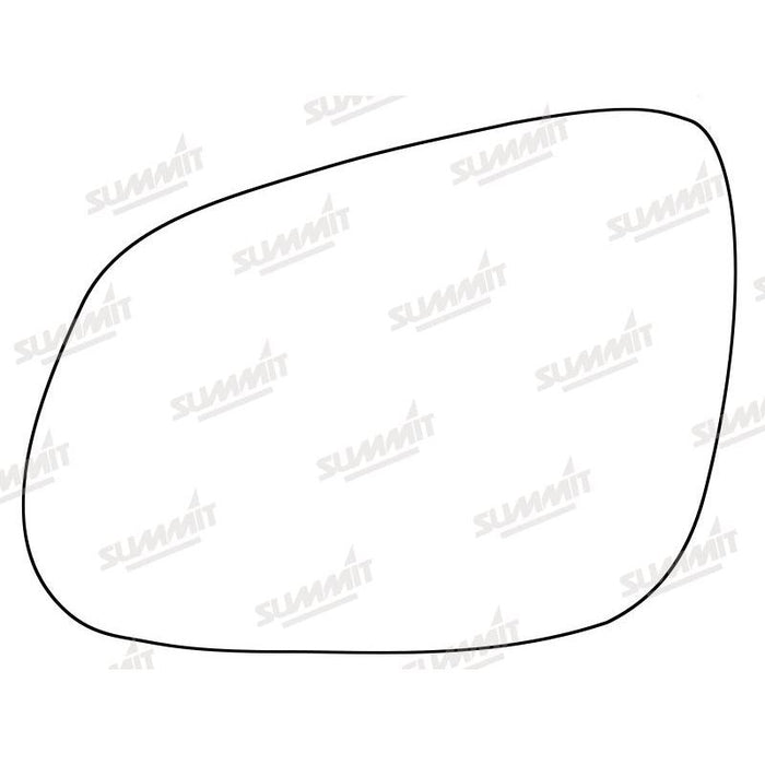 Summit Stick-On Standard Mirror Glass fits Vauxhall Viva 15 on LHS - Summit Shop