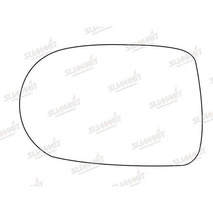 Summit Stick-On Standard Mirror Glass fits Mazda Xedos 6 9 LHS - Summit Shop