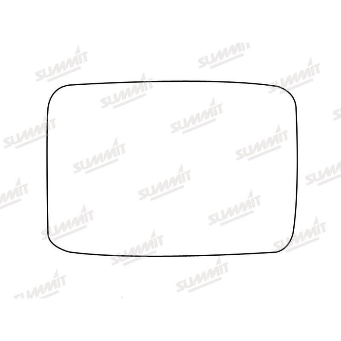 Summit Stick-On Standard Mirror Glass fits VW Golf Mk2 LHS - Summit Shop