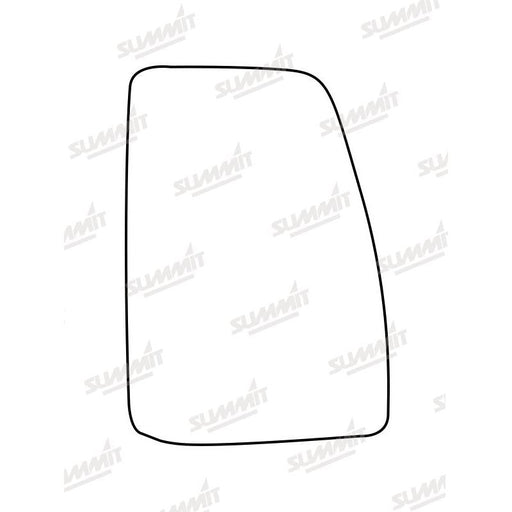 Summit Stick-On Commercial Mirror Glass fits Ford Transit Custom 12 to 17 RHS - Summit Shop