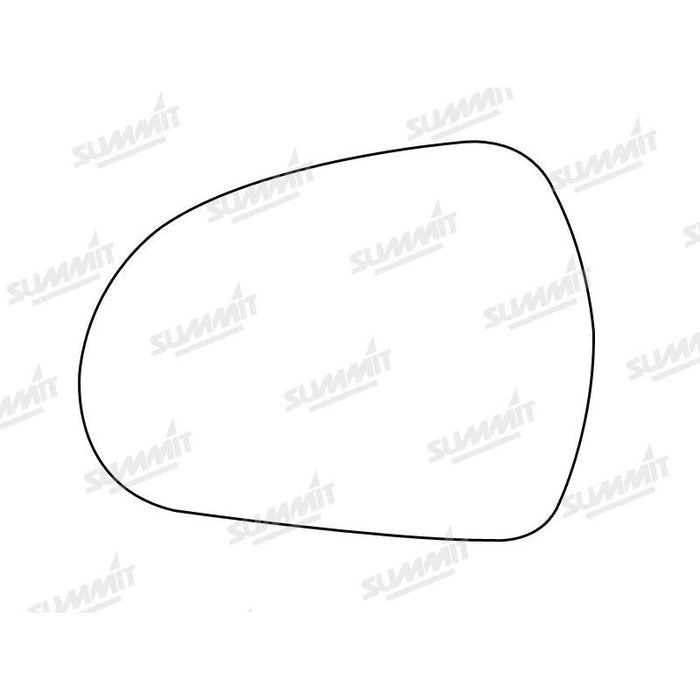 Summit Heated Base Plate With Standard Mirror Glass fits Peugeot 207, 207cc, 308 LHS - Summit Shop