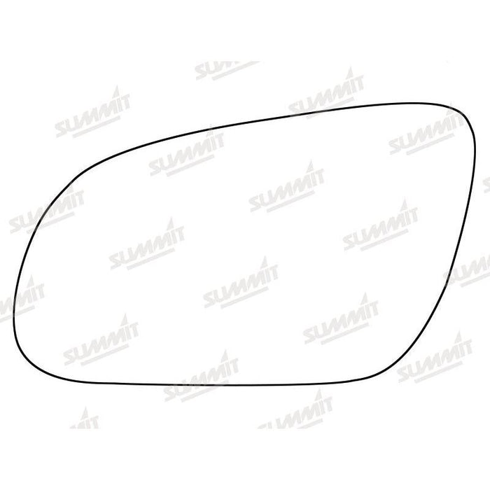 Summit Stick-On Standard Mirror Glass fits Audi A8 02 to 08 LHS - Summit Shop