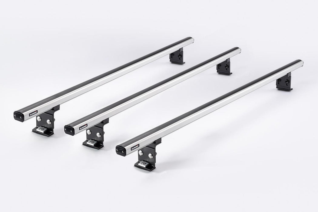 Summit Commercial 3 x Aluminium Fixed Point Roof Bars Rack 1.5m SULC-007 - Summit Shop
