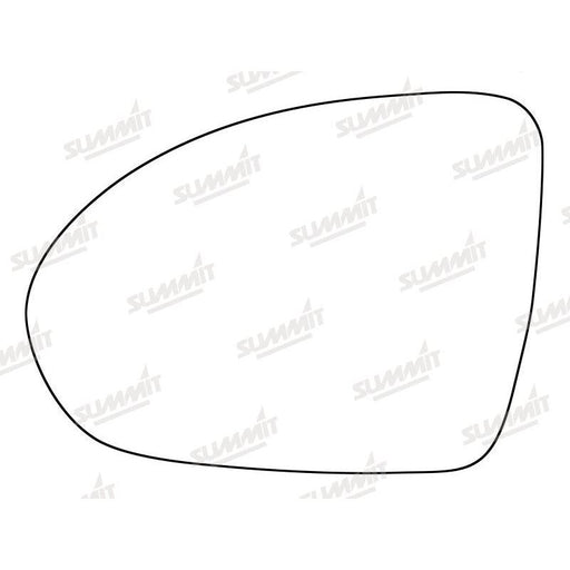 Summit Stick-On Standard Mirror Glass fits Smart Forfour 04 to 06 LHS - Summit Shop