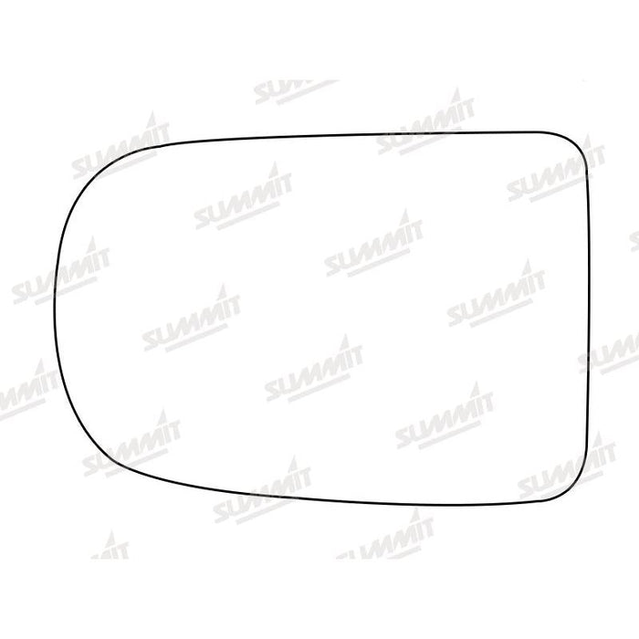 Summit Stick-On Standard Mirror Glass fits Daihatsu Mira LHS - Summit Shop