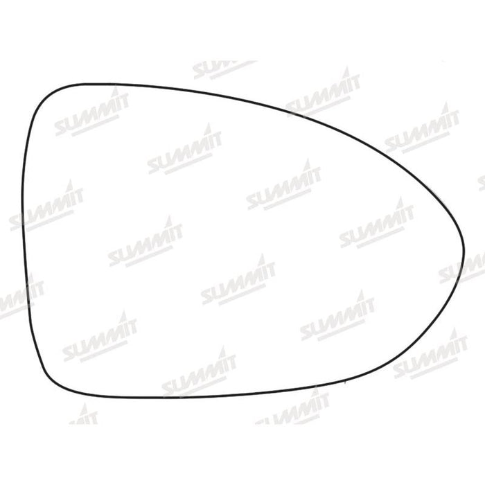 Summit Stick-On Standard Mirror Glass fits Kia Rio 13 on RHS - Summit Shop