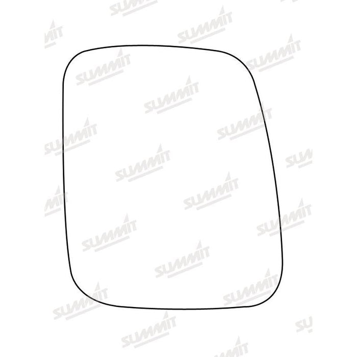 Summit Stick-On Commercial Mirror Glass fits VW Transporter 90 on RHS - Summit Shop