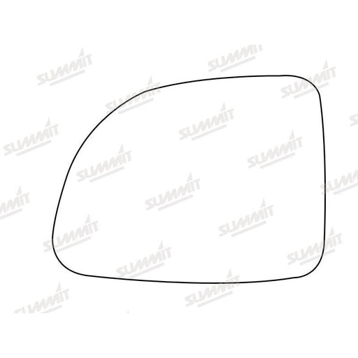 Summit Stick-On Standard Mirror Glass fits Renault Clio LHS - Summit Shop