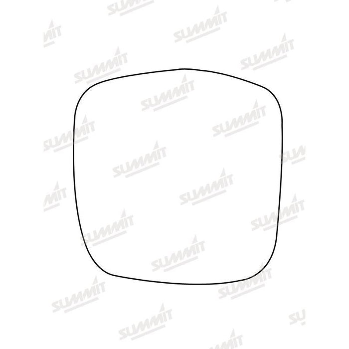 Summit Stick-On Standard Mirror Glass fits Toyota Landcruiser Colorado LHS - Summit Shop