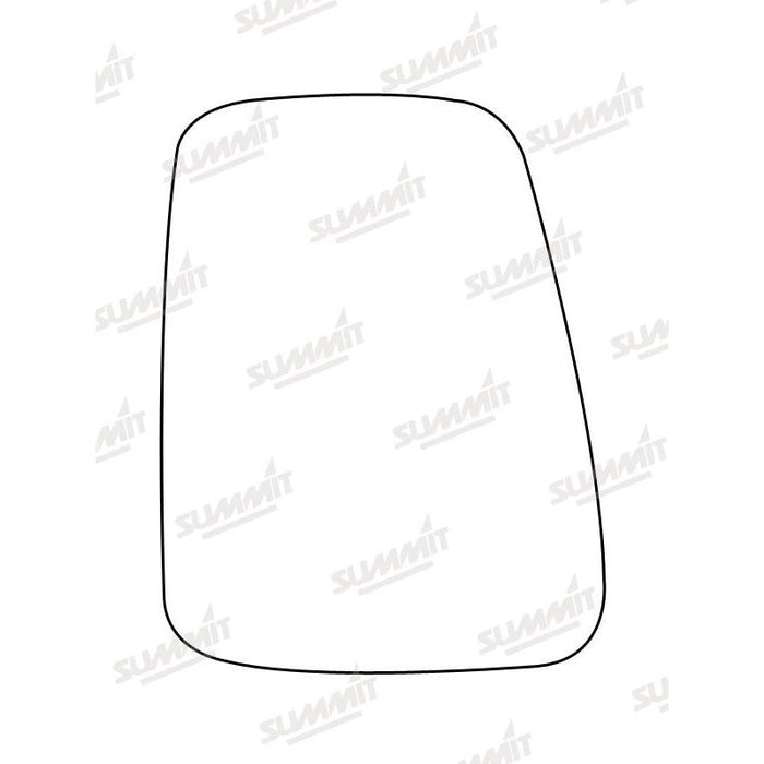 Summit Stick-On Commercial Mirror Glass fits Renault Extra 92 to 00 LHS - Summit Shop