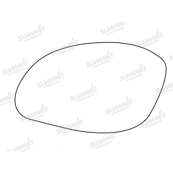 Summit Non-Heated Base Plate With Standard Mirror Glass fits Vauxhall Vectra 99 to 02 LHS - Summit Shop