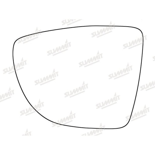 Summit Stick-On Standard Mirror Glass fits Renault Captur 13 on LHS - Summit Shop
