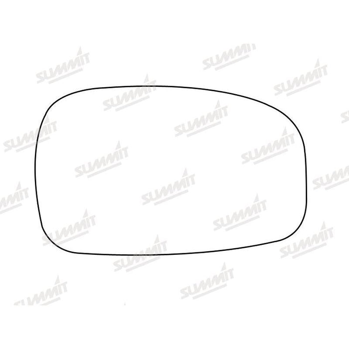 Summit Stick-On Standard Mirror Glass fits Peugeot 306 LHS - Summit Shop