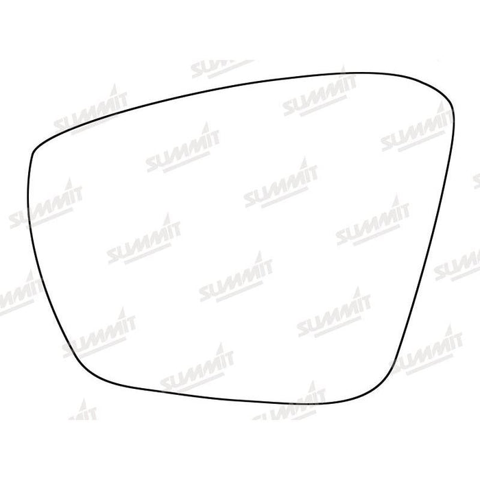 Summit Stick-On Standard Mirror Glass fits Skoda Octavia 15 on LHS - Summit Shop