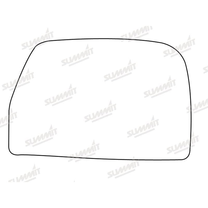 Summit Non-Heated Base Plate With Lower Blind-Spot Mirror Glass fits Iveco Daily RHS - Summit Shop