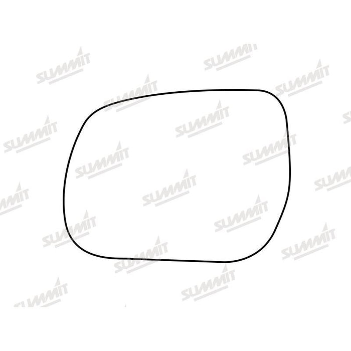 Summit Stick-On Standard Mirror Glass fits Daihatsu Terios 06 to 15 LHS - Summit Shop