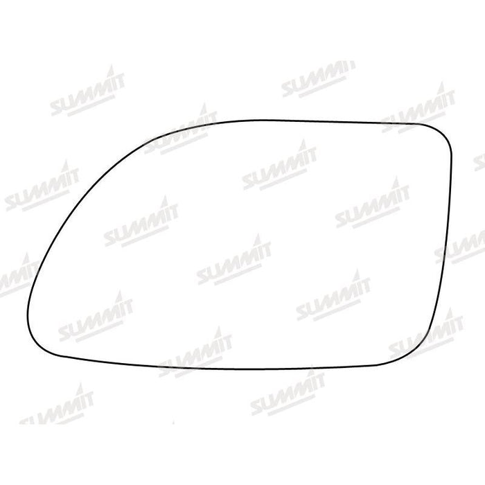 Summit Stick-On Standard Mirror Glass fits Renault 19 LHS - Summit Shop
