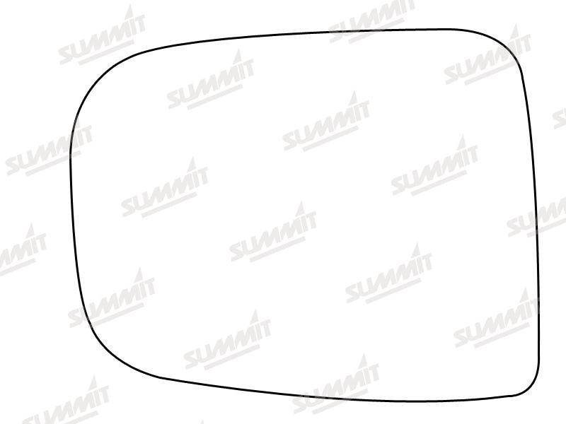 Summit Stick-On Standard Mirror Glass fits Toyota Previa 94 to 03 LHS - Summit Shop