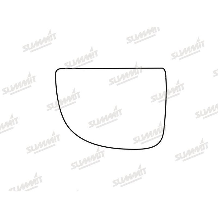 Summit Stick-On Commercial Lower Blind-Spot Mirror Glass fits Iveco Daily 14 on LHS - Summit Shop