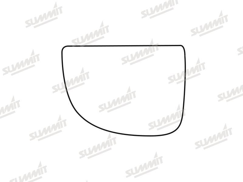 Summit Stick-On Commercial Lower Blind-Spot Mirror Glass fits Iveco Daily 14 on LHS - Summit Shop