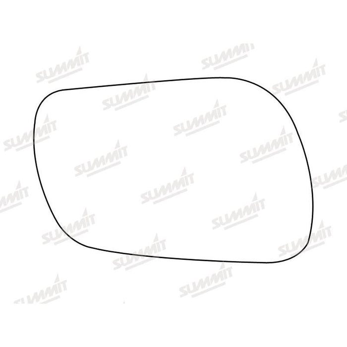 Summit Heated Base Plate With Standard Mirror Glass fits Mazda 3 03 to 09 RHS - Summit Shop
