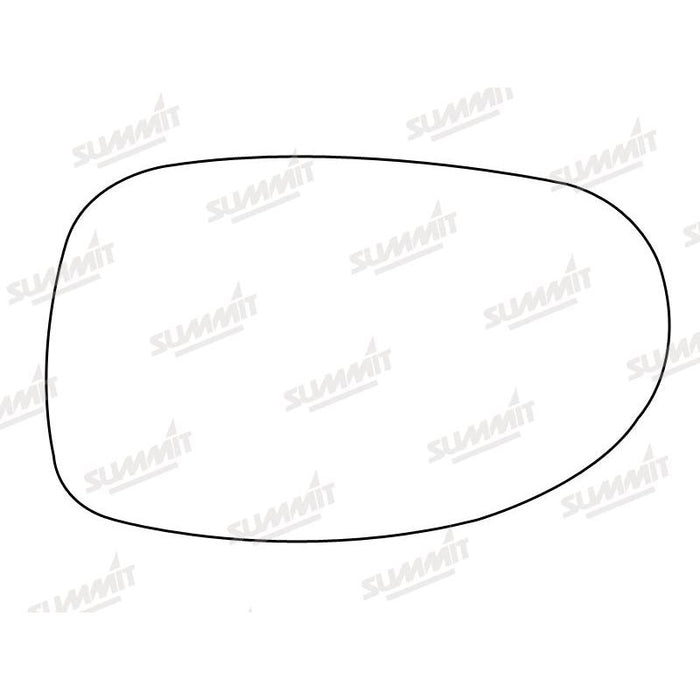 Summit Stick-On Standard Mirror Glass fits Citroen C5 LHS - Summit Shop