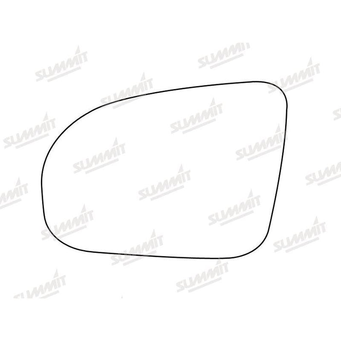 Summit Stick-On Standard Mirror Glass fits Vauxhall Corsa 93 to 00 LHS - Summit Shop