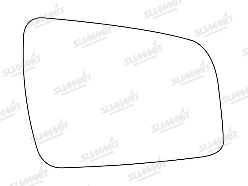 Summit Heated Backing Plate with Standard Glass fits Vauxhall Zafira 10 On RHS - Summit Shop