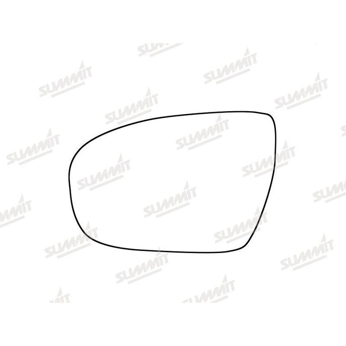 Summit Stick-On Standard Mirror Glass fits Hyundai i20 16 on LHS - Summit Shop