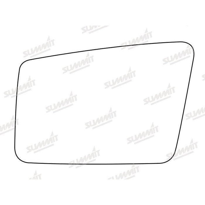 Summit Stick-On Standard Mirror Glass fits Volvo 340 360 LHS - Summit Shop