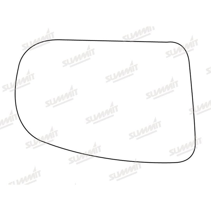 Summit Stick-On Aspheric Mirror Glass fits Mercedes E 99 to 03 RHS - Summit Shop