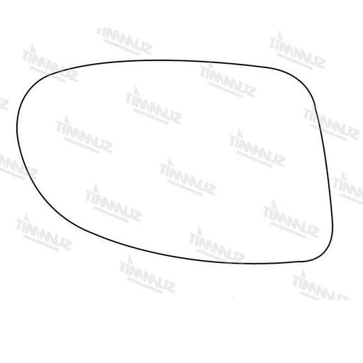 Summit Stick-On Standard Mirror Glass fits Vauxhall Omega RHS - Summit Shop