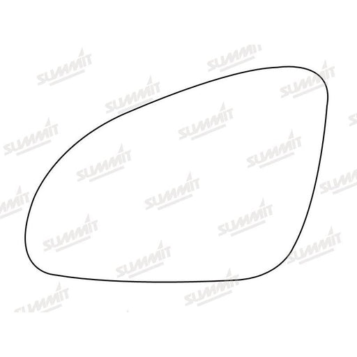 Summit Stick-On Aspheric Mirror Glass fits Vauxhall Insignia Astra J 10 on LHS - Summit Shop