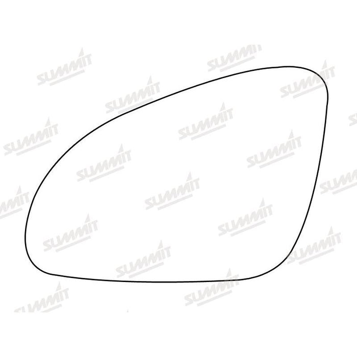 Summit Stick-On Aspheric Mirror Glass fits Vauxhall Insignia Astra J 10 on LHS - Summit Shop