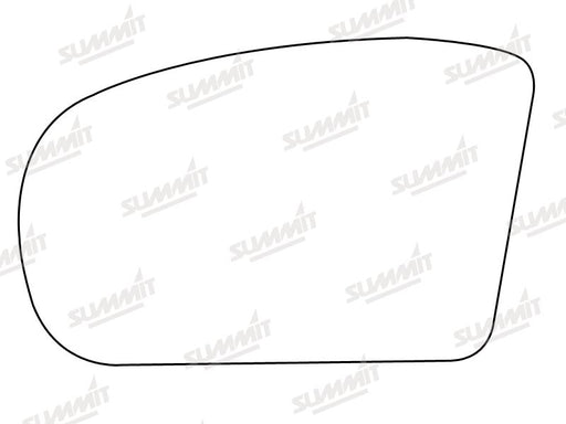 Summit Heated Base Plate With Blind Spot Mirror Glass fits Merc C Class / E Class LHS - Summit Shop