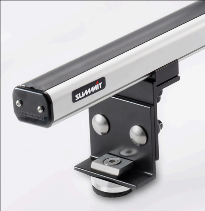 Summit Commercial 2 x Aluminium Fixed Point Roof Bars Rack 1.25m SULC-009 - Summit Shop