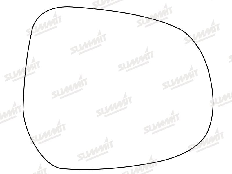 Summit Heated Base Plate With Standard Mirror Glass fits Vauxhall Agila 08 on Suzuki Splash 08 on RHS - Summit Shop
