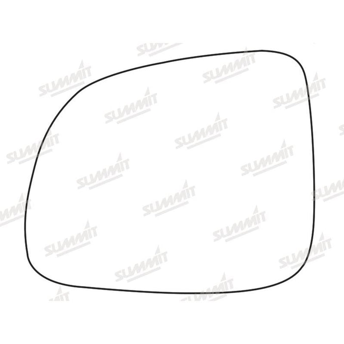 Summit Stick-On Standard Mirror Glass fits Ssangyong Korando LHS - Summit Shop
