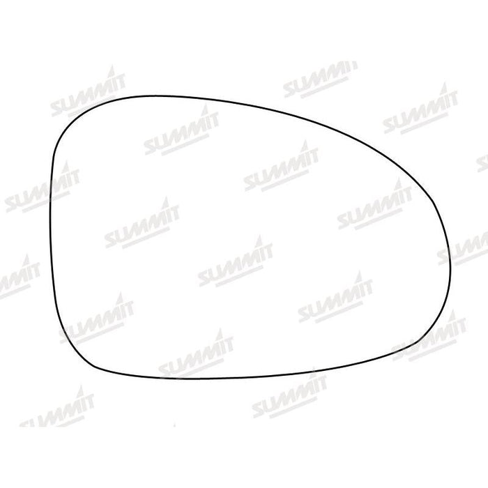 Summit Stick-On Standard Mirror Glass fits Daewoo Matiz RHS - Summit Shop