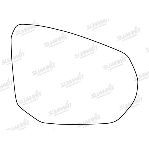 Summit Stick-On Standard Mirror Glass fits Nissan Juke 19 on RHS - Summit Shop
